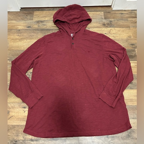 Timberland Other - Timberland Burgundy Hooded Sweatshirt